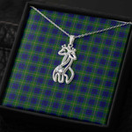 1sttheworld Jewelry - Johnston Modern Graceful Love Giraffe Necklace A7 | 1sttheworld