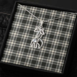 1sttheworld Jewelry - Menzies Black _ White Ancient Graceful Love Giraffe Necklace A7 | 1sttheworld