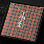1sttheworld Jewelry - Stewart Royal Ancient Graceful Love Giraffe Necklace A7 | 1sttheworld