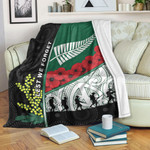 1sttheworld Blanket - Australia Indigenous & New Zealand Maori Anzac Premium Blanket | 1sttheworld.co
