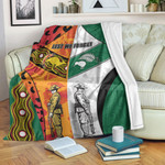 1sttheworld Blanket - Anzac Day Australia - New Zealand Mix Premium Blanket | 1sttheworld.co
