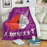 1sttheworld Blanket - (Custom) New Zealand Anzac Red Poopy Purple Premium Blanket | 1sttheworld.co
