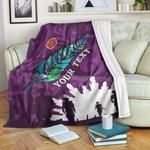 1sttheworld Blanket - (Custom) New Zealand Anzac Walking In The Sun Purple Premium Blanket | 1sttheworld.co

