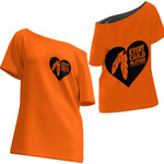 Every Child Matters and Orange Shirt Day Canada Off Shoulder T-Shirt A31 | 1sttheworld.com