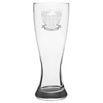1sttheworld USA Drinkware - Royall American Family Crest Pilsner Glass A7 | 1sttheworld