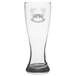 1sttheworld USA Drinkware - Kingston American Family Crest Pilsner Glass A7 | 1sttheworld