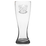 1sttheworld USA Drinkware - Hibbert American Family Crest Pilsner Glass A7 | 1sttheworld