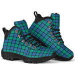 1sttheworld Boots - Flower Of Scotland Tartan Alpine Boots A7 | 1sttheworld