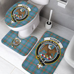 1sttheworld Home Set - Agnew Ancient Clan Tartan Crest Tartan Bathroom Set A7 | 1sttheworld