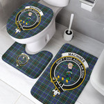 1sttheworld Home Set - MacInnes Modern Clan Tartan Crest Tartan Bathroom Set A7 | 1sttheworld
