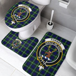 1sttheworld Home Set - Forbes Modern Clan Tartan Crest Tartan Bathroom Set A7 | 1sttheworld