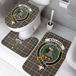 1sttheworld Home Set - MacLaren Weathered Clan Tartan Crest Tartan Bathroom Set A7 | 1sttheworld