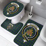 1sttheworld Home Set - MacKenzie Modern Clan Tartan Crest Tartan Bathroom Set A7 | 1sttheworld