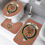 1sttheworld Home Set - Munro Ancient Clan Tartan Crest Tartan Bathroom Set A7 | 1sttheworld
