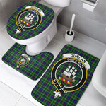 1sttheworld Home Set - Duncan Modern Clan Tartan Crest Tartan Bathroom Set A7 | 1sttheworld