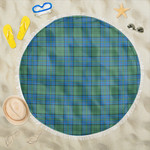 1sttheworld Blanket - Lockhart Tartan Beach Blanket A7 | 1sttheworld