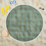 1sttheworld Blanket - Kelly Dress Tartan Beach Blanket A7 | 1sttheworld
