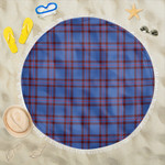 1sttheworld Blanket - Elliot Modern Tartan Beach Blanket A7 | 1sttheworld