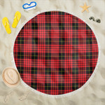 1sttheworld Blanket - MacQueen Modern Tartan Beach Blanket A7 | 1sttheworld