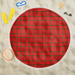1sttheworld Blanket - MacDonnell of Keppoch Modern Tartan Beach Blanket A7 | 1sttheworld