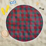 1sttheworld Blanket - Lindsay Modern Tartan Beach Blanket A7 | 1sttheworld