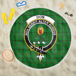 1sttheworld Blanket - Don _Tribe of Mar Clan Tartan Crest Tartan Beach Blanket A7 | 1sttheworld