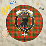 1sttheworld Blanket - Turnbull Dress Clan Tartan Crest Tartan Beach Blanket A7 | 1sttheworld