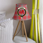 1sttheworld Lamp Shade - Moubray Clan Tartan Crest Tartan Bell Lamp Shade A7 | 1sttheworld