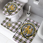 1sttheworld Home Set - MacPherson Dress Modern Clan Tartan Crest Tartan Bathroom Set A7 | 1sttheworld