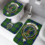 1sttheworld Home Set - Rollo Modern Clan Tartan Crest Tartan Bathroom Set A7 | 1sttheworld