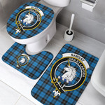 1sttheworld Home Set - Ramsay Blue Ancient Clan Tartan Crest Tartan Bathroom Set A7 | 1sttheworld