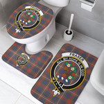 1sttheworld Home Set - Fraser Hunting Modern Clan Tartan Crest Tartan Bathroom Set A7 | 1sttheworld