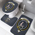 1sttheworld Home Set - Fletcher Modern Clan Tartan Crest Tartan Bathroom Set A7 | 1sttheworld
