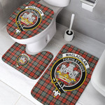 1sttheworld Home Set - MacLachlan Weathered Clan Tartan Crest Tartan Bathroom Set A7 | 1sttheworld
