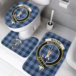 1sttheworld Home Set - MacKay Blue Clan Tartan Crest Tartan Bathroom Set A7 | 1sttheworld