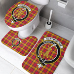 1sttheworld Home Set - Scrymgeour Clan Tartan Crest Tartan Bathroom Set A7 | 1sttheworld