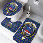 1sttheworld Home Set - Weir Modern Clan Tartan Crest Tartan Bathroom Set A7 | 1sttheworld