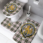 1sttheworld Home Set - MacPherson Dress Ancient Clan Tartan Crest Tartan Bathroom Set A7 | 1sttheworld