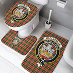 1sttheworld Home Set - MacLachlan Hunting Modern Clan Tartan Crest Tartan Bathroom Set A7 | 1sttheworld