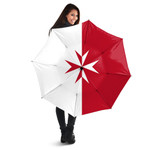 1sttheworld Umbrella - Flag of Malta Maltese Cross Umbrella A7 | 1sttheworld