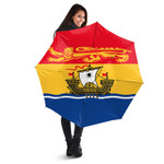 1sttheworld Umbrella - Canada Flag Of New Brunswick Umbrella A7 | 1sttheworld