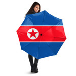 1sttheworld Umbrella - Flag of North Korea Umbrella A7 | 1sttheworld