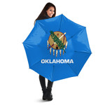 1sttheworld Umbrella - Flag Of Oklahoma Umbrella A7 | 1sttheworld