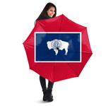 1sttheworld Umbrella - Flag Of Wyoming Umbrella A7 | 1sttheworld
