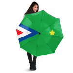 1sttheworld Umbrella - Ethiopia Flag Of The South West Ethiopia Peoples Region Umbrella A7 | 1sttheworld