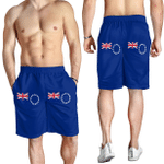 1sttheworld Men's Short - Flag of Cook Islands Men's Short A7 | 1sttheworld
