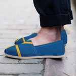 1sttheworld Casual Shoes - Flag of Sweden Casual Shoes A7 | 1sttheworld