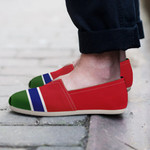 1sttheworld Casual Shoes - Flag of Gambia Casual Shoes A7 | 1sttheworld
