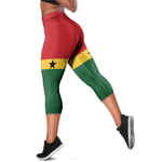 1sttheworld Capris Leggings - Flag of Ghana Capris Leggings A7 | 1sttheworld