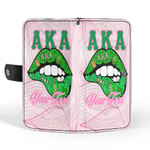 1sttheworld Bag - (Custom) AKA Lips - Special Version Wallet Phone Case | 1sttheworld
